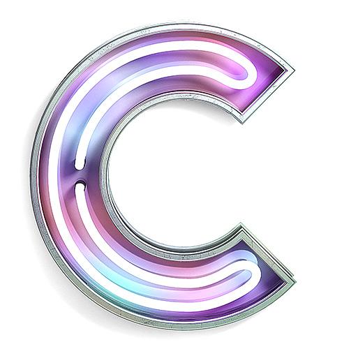C in neon