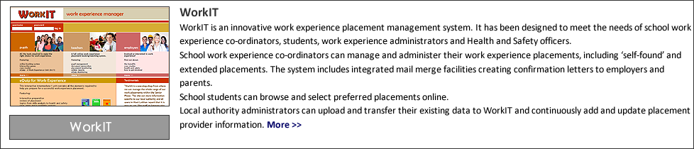 WorkIT : Work Experience Manager