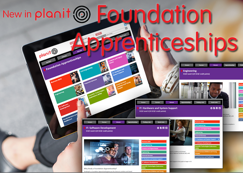 Foundation Apprenticeships on Planit
